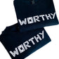 Unisex Black & White WORTHY T-shirt