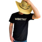 Unisex Black & Nude WORTHY T-shirt