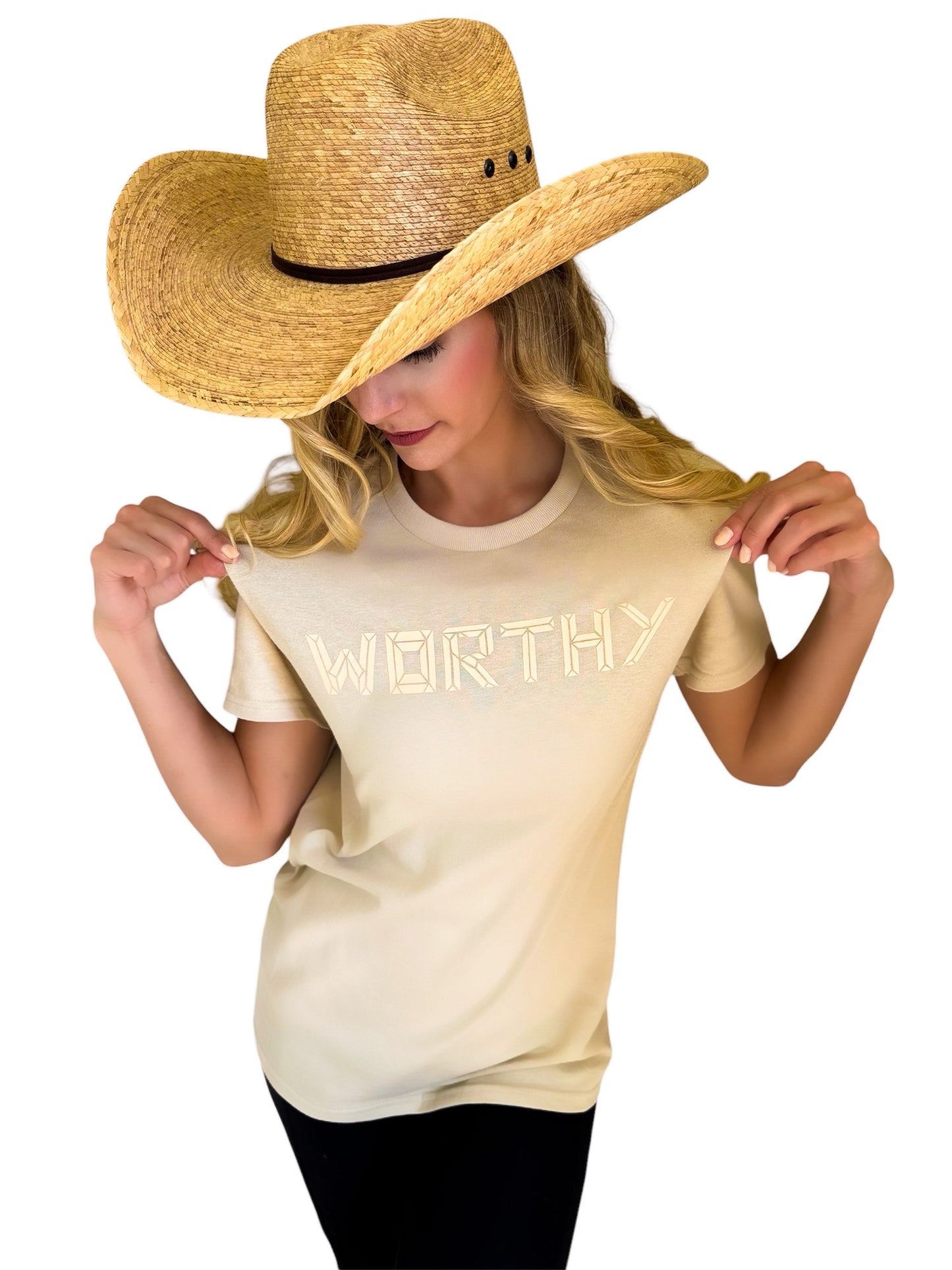 Unisex Nude & Nude WORTHY T-shirt