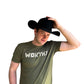 Unisex Green & Nude WORTHY T-shirt