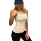 Women’s Nude & White WORTHY Tank