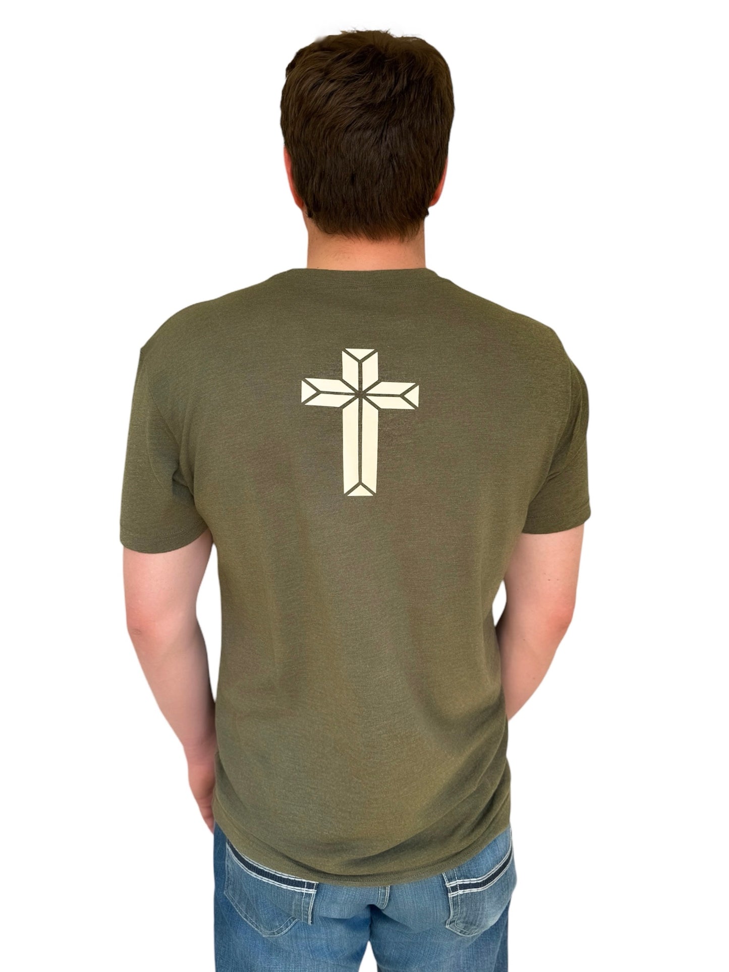 Unisex Green & Nude WORTHY T-shirt