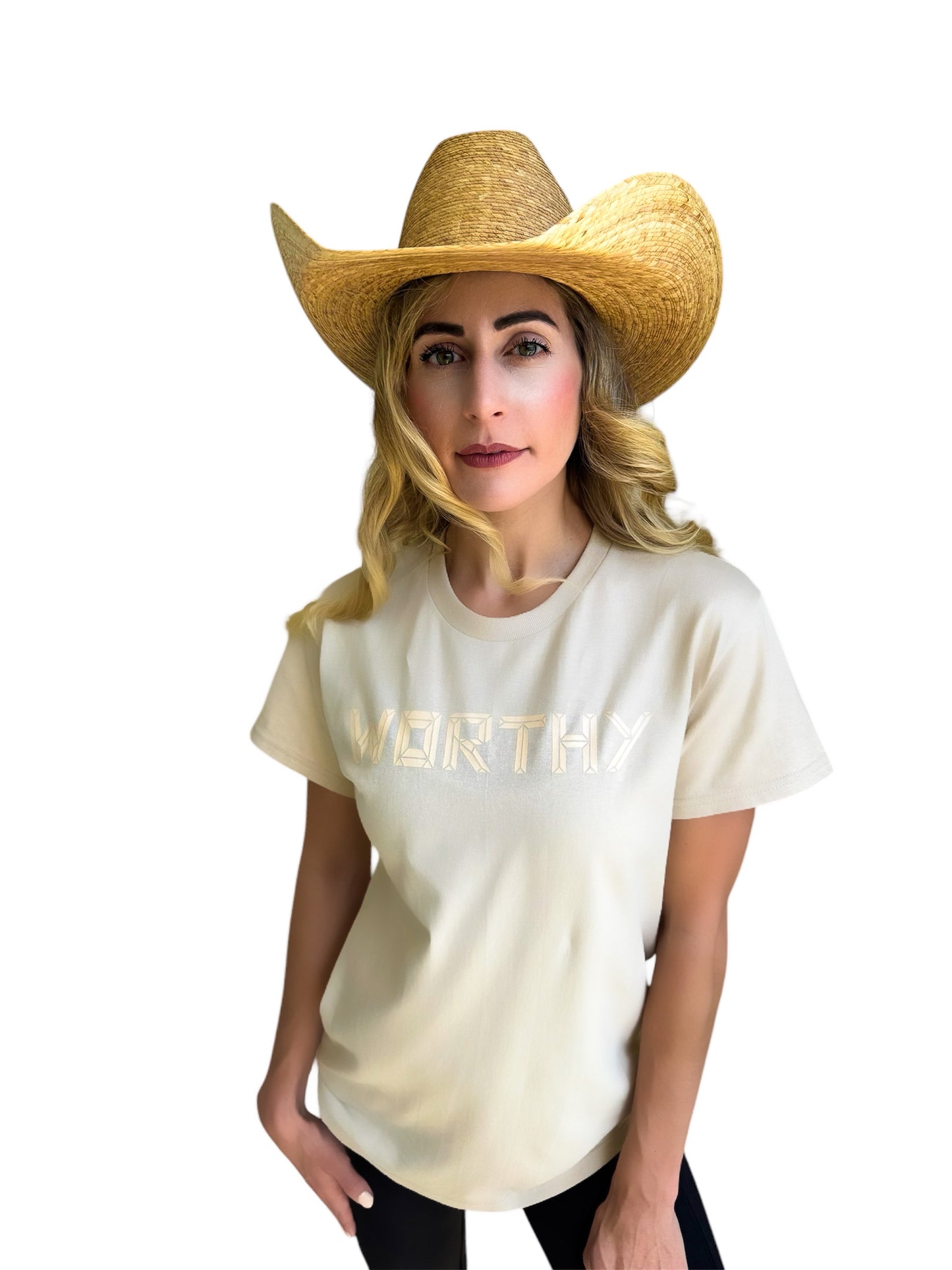 Unisex Nude & Nude WORTHY T-shirt